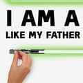 Miniatyrbild 5 av 7: Star Wars ''I AM A JEDI, Like my father before me'' Wallstickers