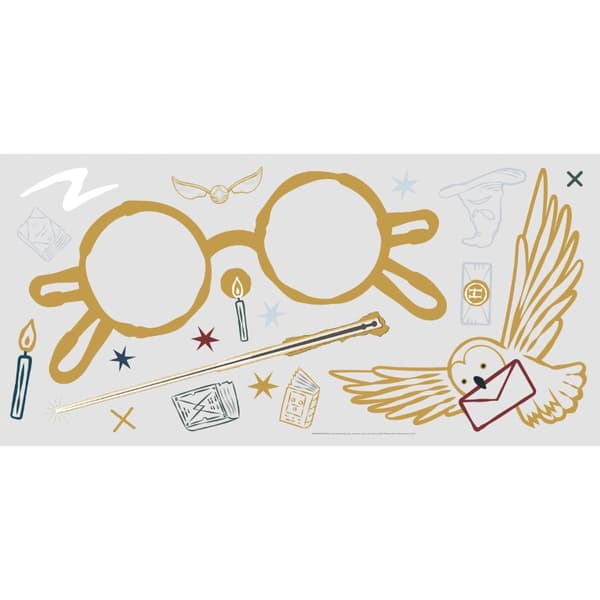 Harry Potter Glasögon Gigant Wallsticker