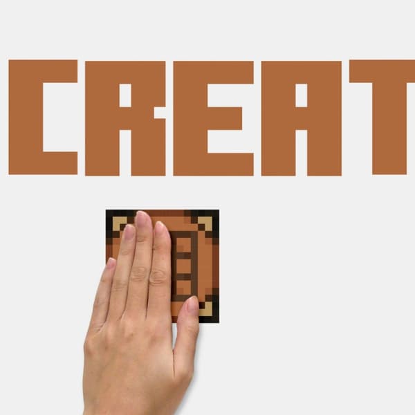 Minecraft Eat, Sleep, Mine, Create Wallstickers