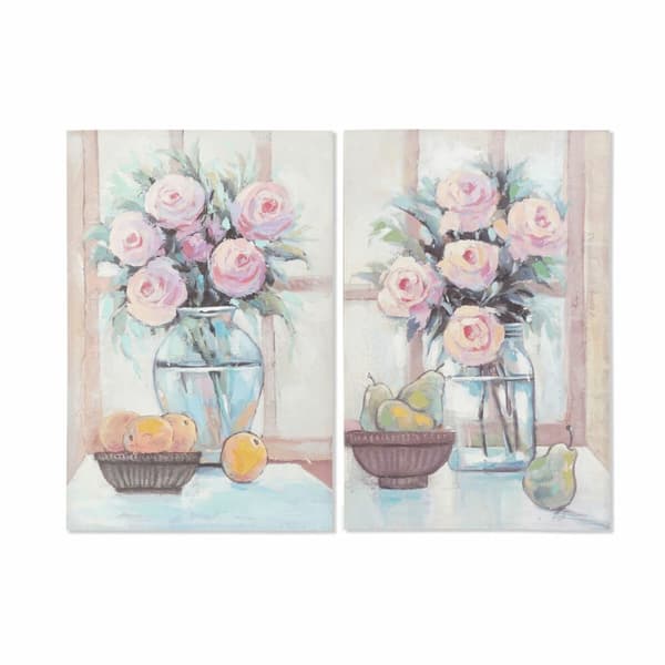 Tavla DKD Home Decor Vas (60 x 2,5 x 90 cm) (2 antal)