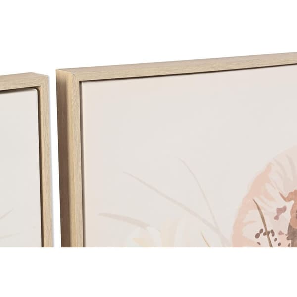 Tavla DKD Home Decor 100 x 4 x 100 cm Urban (2 antal)