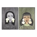 Miniatyrbild 1 av 3: Tavla DKD Home Decor Kvinna Modern (102,5 x 4,3 x 142,6 cm) (2 antal)