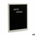 Miniatyrbild 1 av 3: Tavla Svart Vit Panel 144 Bokstäver (2,5 x 50,5 x 40,5 cm) (12 antal)