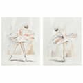 Miniatyrbillede 1 af 4: Maleri DKD Home Decor 80 x 3,7 x 100 cm Ballet ballerina Romantisk (2 enheder)