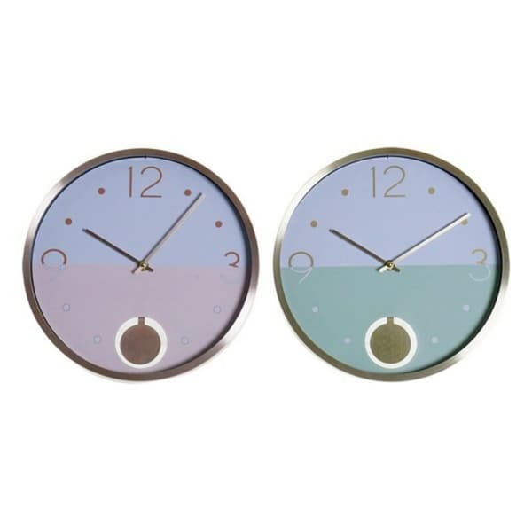 Vægur DKD Home Decor 30 x 5 x 30 cm (2 enheder) (2 pcs)