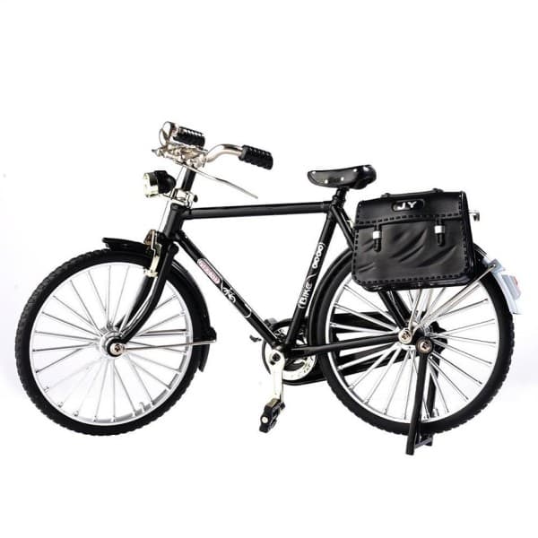 DIY Retro Cykel Model Mini Alu Cykel Miniature Simulering Finger Mountain Bike