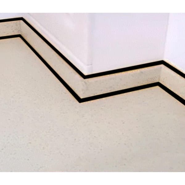 Dekorationstejp för Golv & Vägg - 2cm x 50m - Svart