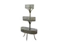 Miniatyrbillede 1 af 3: Vire Etagere m. 3 ovale kurve