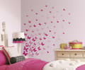 Miniatyrbild 1 av 3: Rosa fjärilar wallstickers