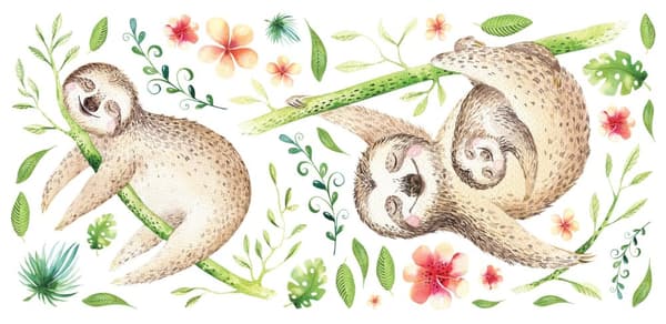 Sloth Wallstickers