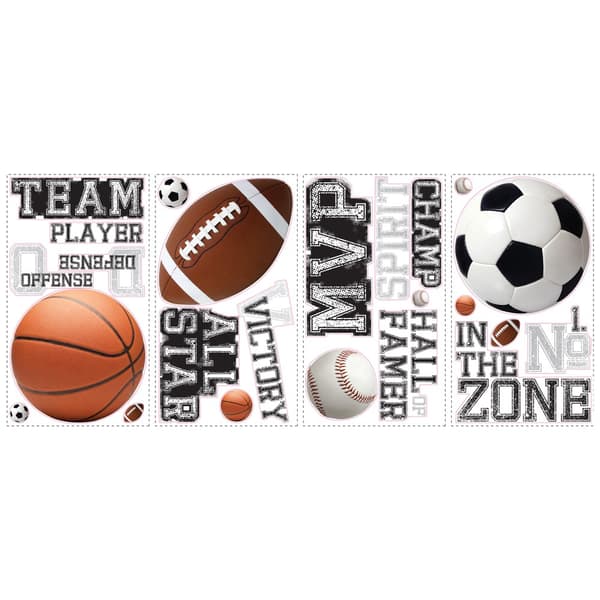 All Star Sports Saying Wallstickers