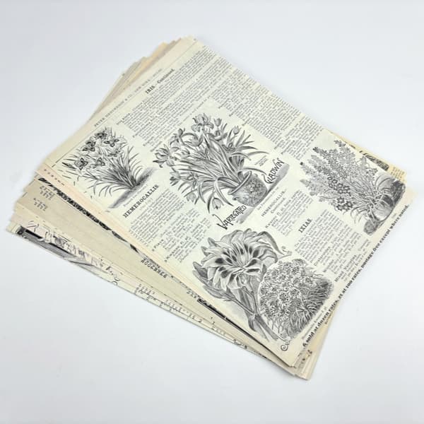 Vintage utklippsbok papir Model 1