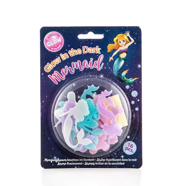 Junior Knows Fluorescerende Havfruer (Pakke med 16)