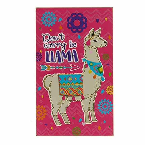 Maleri Træ Lama (1 x 40 x 24 cm)