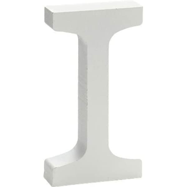 Vægdekoration Pincello 1711045 2 x 16 x 14,5 cm Brev I (24 enheder)