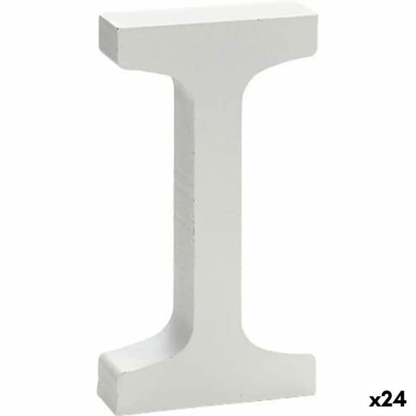 Vægdekoration Pincello 1711045 2 x 16 x 14,5 cm Brev I (24 enheder)