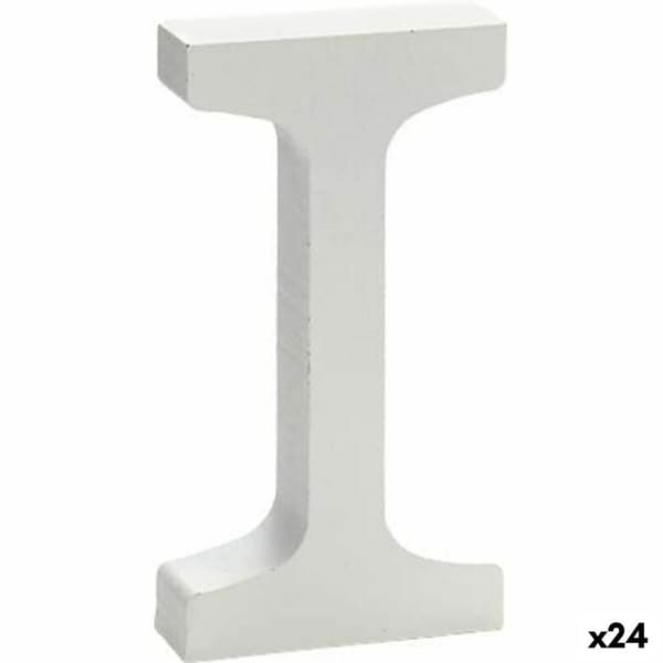 Vægdekoration Pincello 1711045 2 x 16 x 14,5 cm Brev I (24 enheder)