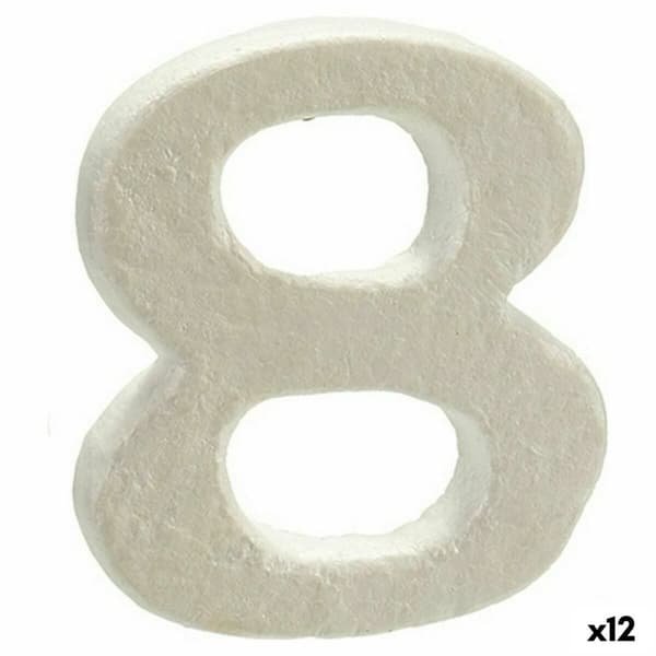 Numerot Pincello AR1607070 Numerot 8 polystyreeni (12 osaa)