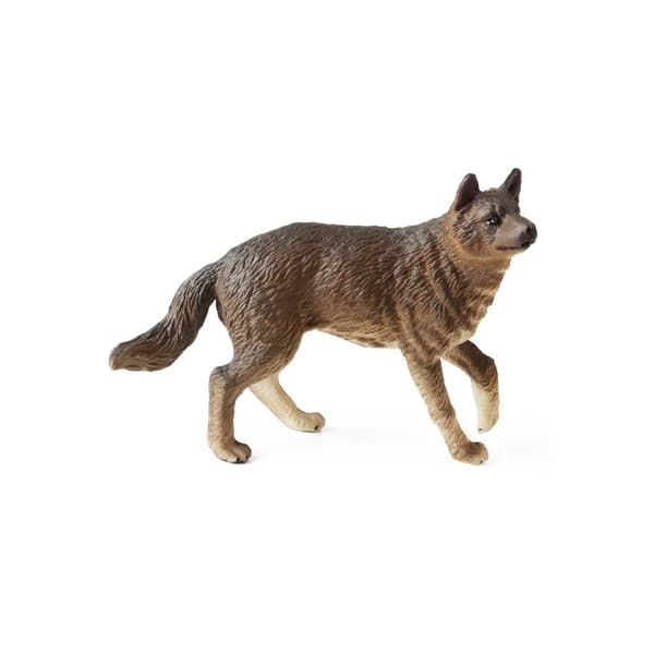 INF Realistisk Wolf Figure Sæt med 4 stykker Gray Wolf