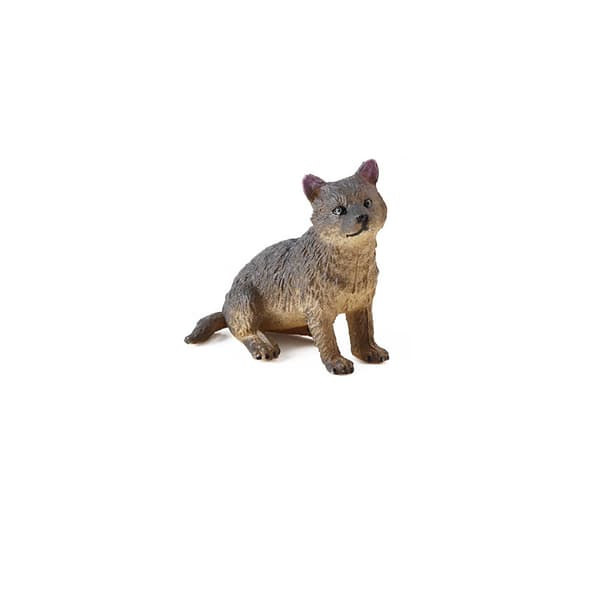 INF Realistisk Wolf Figure Sæt med 4 stykker Gray Wolf