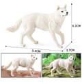 Miniatyrbild 2 av 5: INF Set med 4 realistiska vargfigurer Snow Wolf