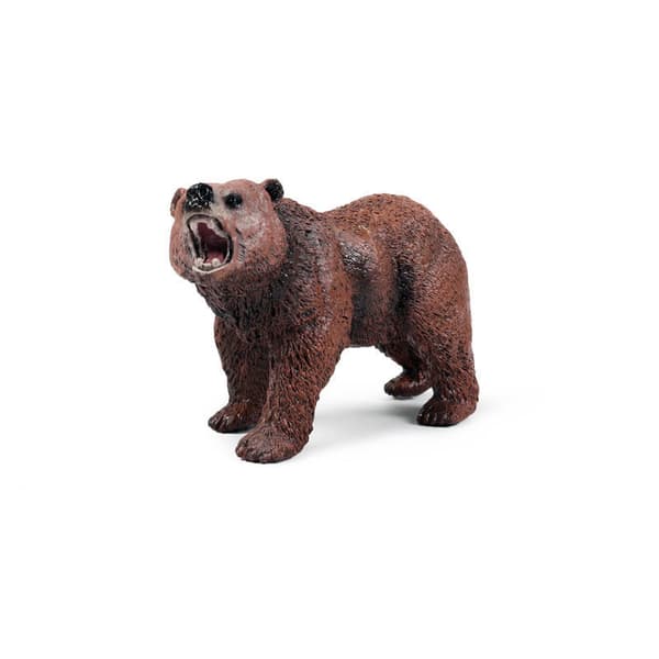 INF Realistiske villdyrstatuer - harpiksdyremodeller Crawling brown bear model