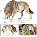Miniatyrbild 3 av 3: INF Realistiska statyer för vilda djur - Hartsdjursmodeller North American Brown Wolf Model