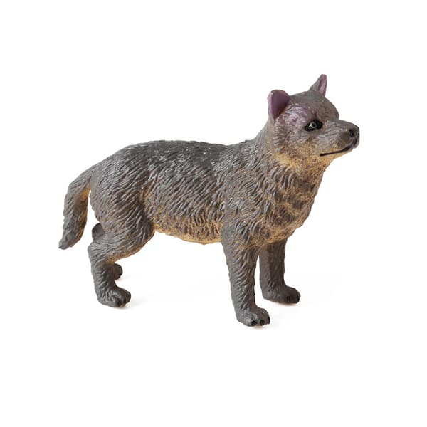 INF Realistiske vilde dyr statuer - harpiks dyremodeller Standing wolf model