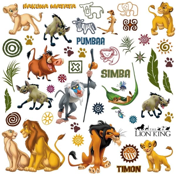 Disney Lejonkungen Wallstickers