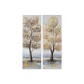Miniatyrbilde 1 av 4: Maleri Home ESPRIT Gyllen Læret Tre MDF Tre Tradisjonell 30 x 3 x 90 cm (2 enheter)