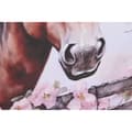Pikkukuva 3 / 4: Maalaus Home ESPRIT Beige Pinkki Kangas Puu MDF Hevonen Shabby Chic 80 x 2,5 x 60 cm (2 osaa)