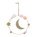 Miniatyrbild 1 av 2: Wall Decoration Atmosphera Children's Moon Ø 21,5 x 3 cm