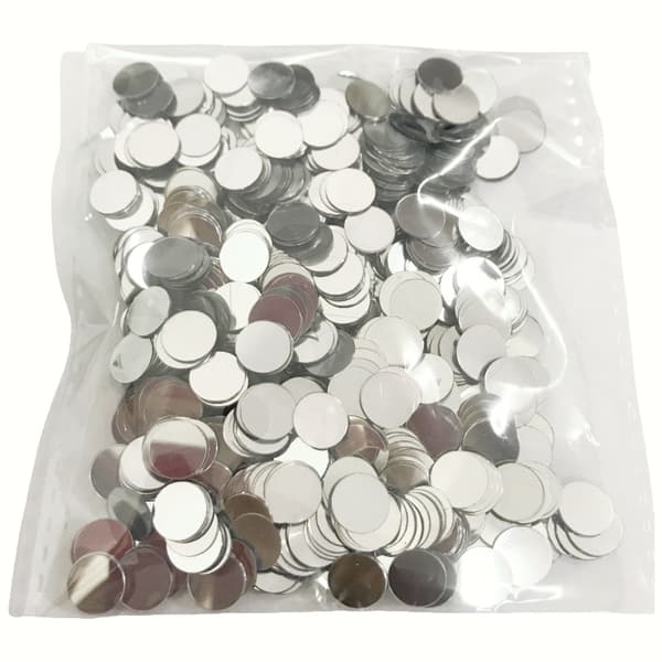 INF Glitterkonfetti, 8 mm runde paljettkonfetti 30g