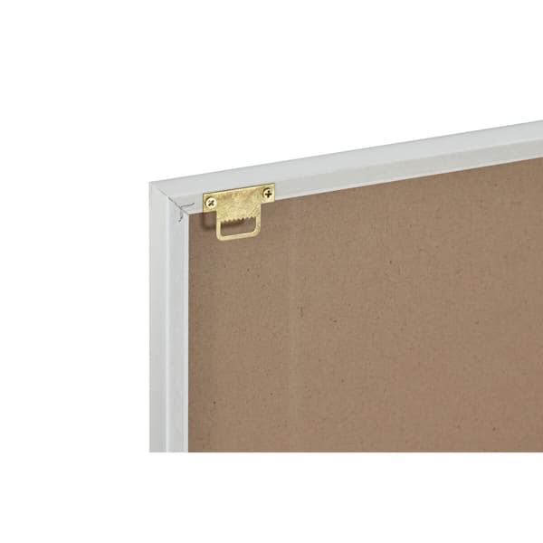 Maleri Home ESPRIT Gul Blå Lærred 30 x 1,8 x 40 cm (4 enheder)