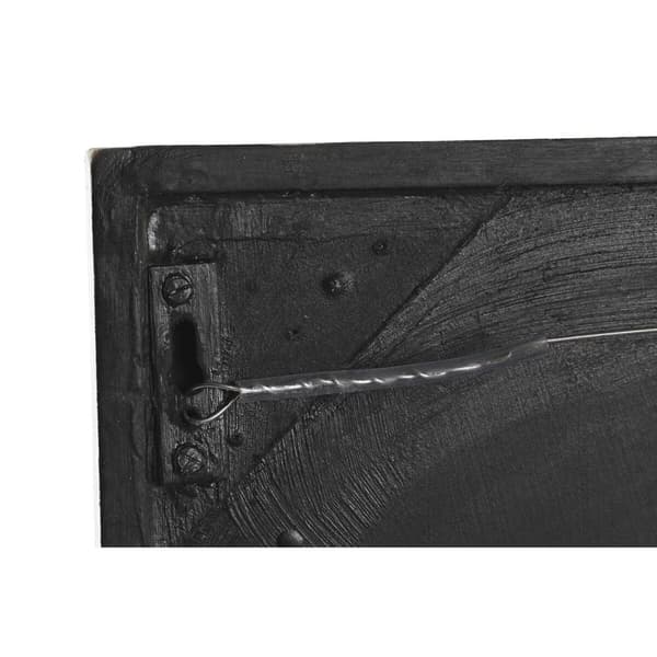 Seinäkoriste DKD Home Decor Valkoinen Musta 60 x 6 x 60 cm (2 osaa)