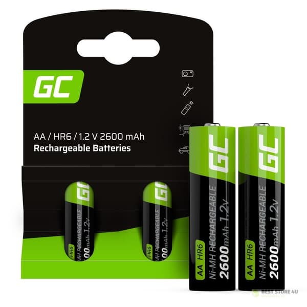 Green Cell - 2 x AA HR6 2600mAh akku