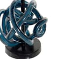 Pikkukuva 4 / 4: Candleholder DKD Home Decor 8424001723041 Crystal Blue Metal 13 x 13 x 25 cm