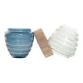 Pikkukuva 2 / 3: Vase DKD Home Decor Blue Mint Wood Crystal Modern (21 x 21 x 43 cm)