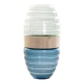 Pikkukuva 1 / 3: Vase DKD Home Decor Blue Mint Wood Crystal Modern (21 x 21 x 43 cm)