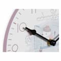 Pikkukuva 2 / 3: Wall Clock DKD Home Decor Blue Pink Wood Metal Plastic MDF Wood Children's Bird 24 x 3 x 24 cm (2 Units)
