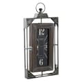 Pikkukuva 1 / 2: Wall Clock DKD Home Decor Loft Wood Iron (29 x 6.5 x 61 cm)