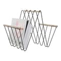 Pikkukuva 3 / 3: Magazine rack DKD Home Decor 8424001814008 41 x 31 x 36 cm Black Iron MDF Wood