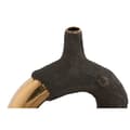 Miniatyrbillede 2 af 3: Vase Home ESPRIT Brown Golden Stoneware Modern 29 x 9 x 33 cm
