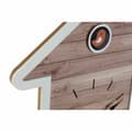 Pikkukuva 2 / 3: Wall Clock DKD Home Decor 32 x 5 x 56 cm Natural White Plastic House MDF Wood (2 Units)