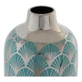 Pikkukuva 3 / 3: Vase DKD Home Decor Porcelain Turquoise Oriental (15 x 15 x 41.5 cm)