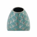 Pikkukuva 2 / 3: Vase DKD Home Decor Porcelain Turquoise Oriental Chromed 16 x 16 x 18 cm