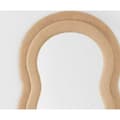 Pikkukuva 2 / 2: Wall mirror Home ESPRIT Brown Velvet Scandi 60 x 4 x 160 cm