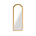 Pikkukuva 1 / 2: Wall mirror Home ESPRIT Brown Velvet Scandi 60 x 4 x 160 cm