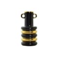 Miniatyrbild 1 av 3: Vase DKD Home Decor Porcelain Black Golden Bicoloured Modern 15 x 15 x 29 cm