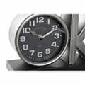Miniatyrbild 2 av 3: Table clock DKD Home Decor 23 x 8 x 15 cm Silver Black Iron (2 Units)